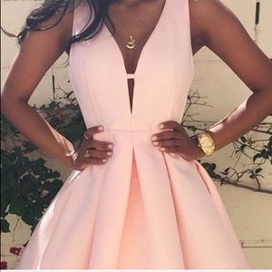 Baby pink prom dress size 8!
